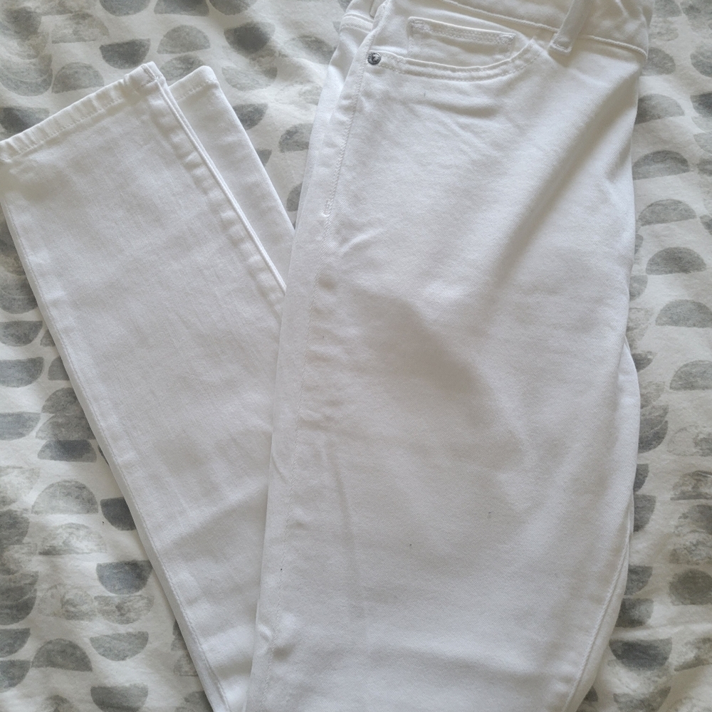 DL1961 Farrow Skinny jeans high rise white
